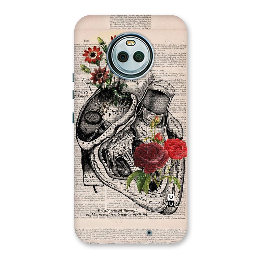 Heart Newspaper Back Case for Moto X4
