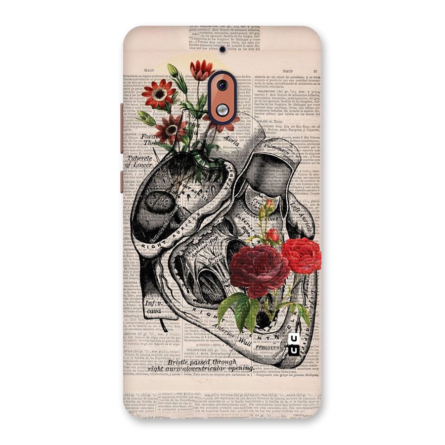 Heart Newspaper Back Case for Nokia 2.1