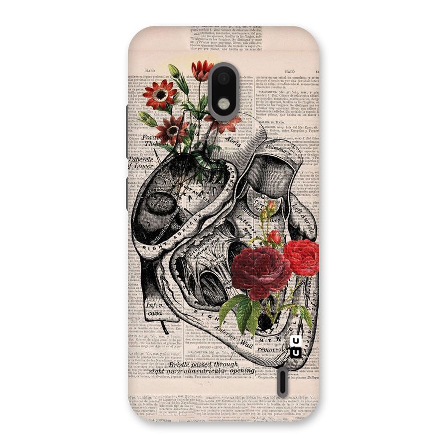 Heart Newspaper Back Case for Nokia 2.2