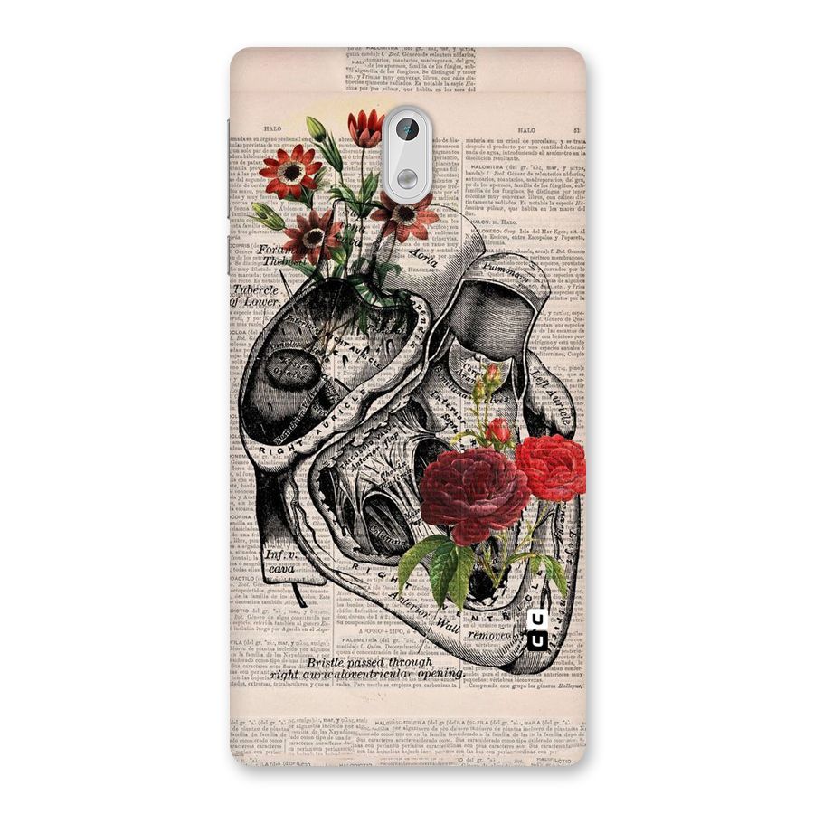 Heart Newspaper Back Case for Nokia 3