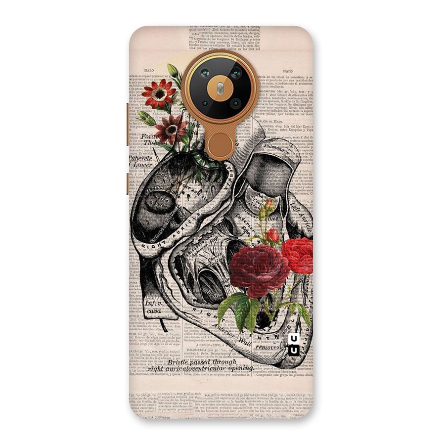 Heart Newspaper Back Case for Nokia 5.3