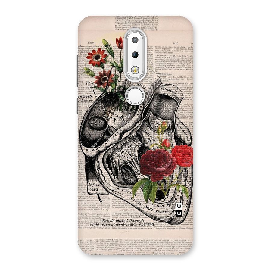 Heart Newspaper Back Case for Nokia 6.1 Plus
