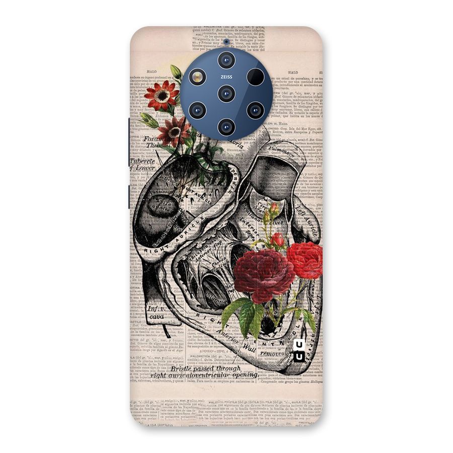 Heart Newspaper Back Case for Nokia 9 PureView