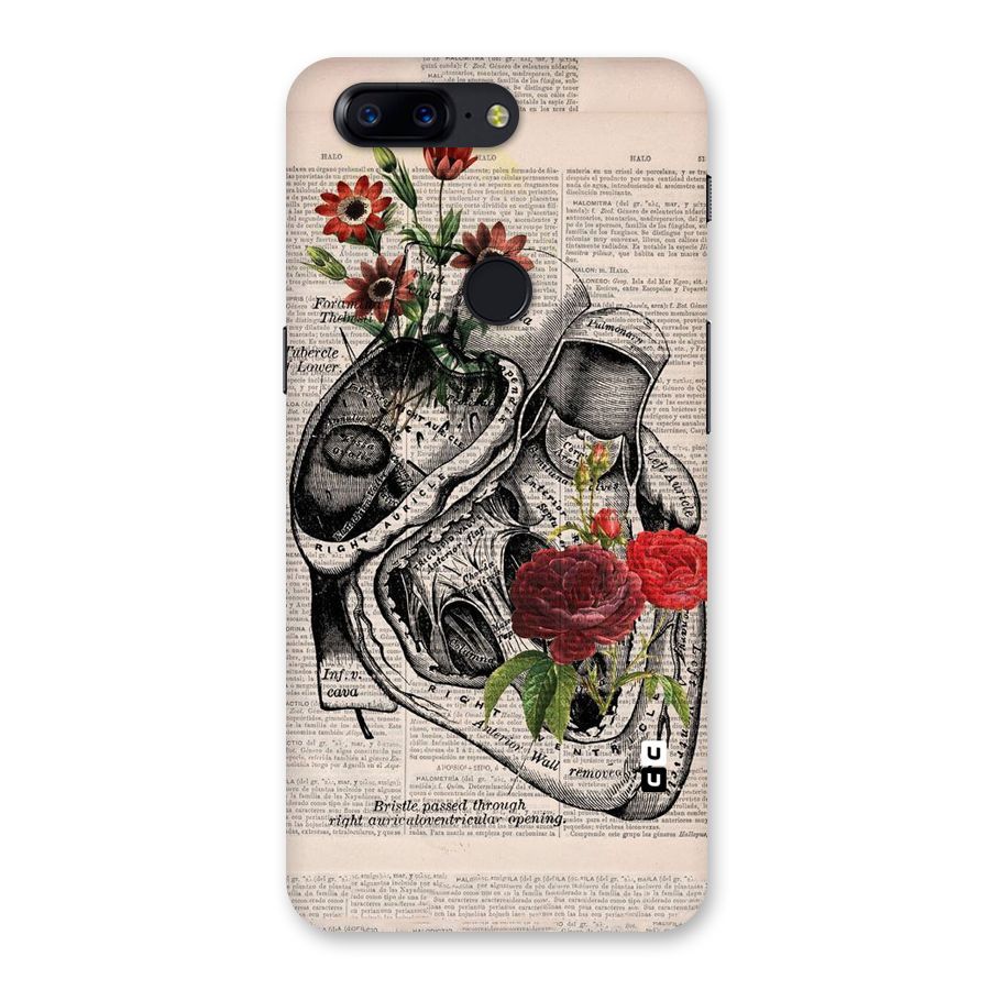 Heart Newspaper Back Case for OnePlus 5T