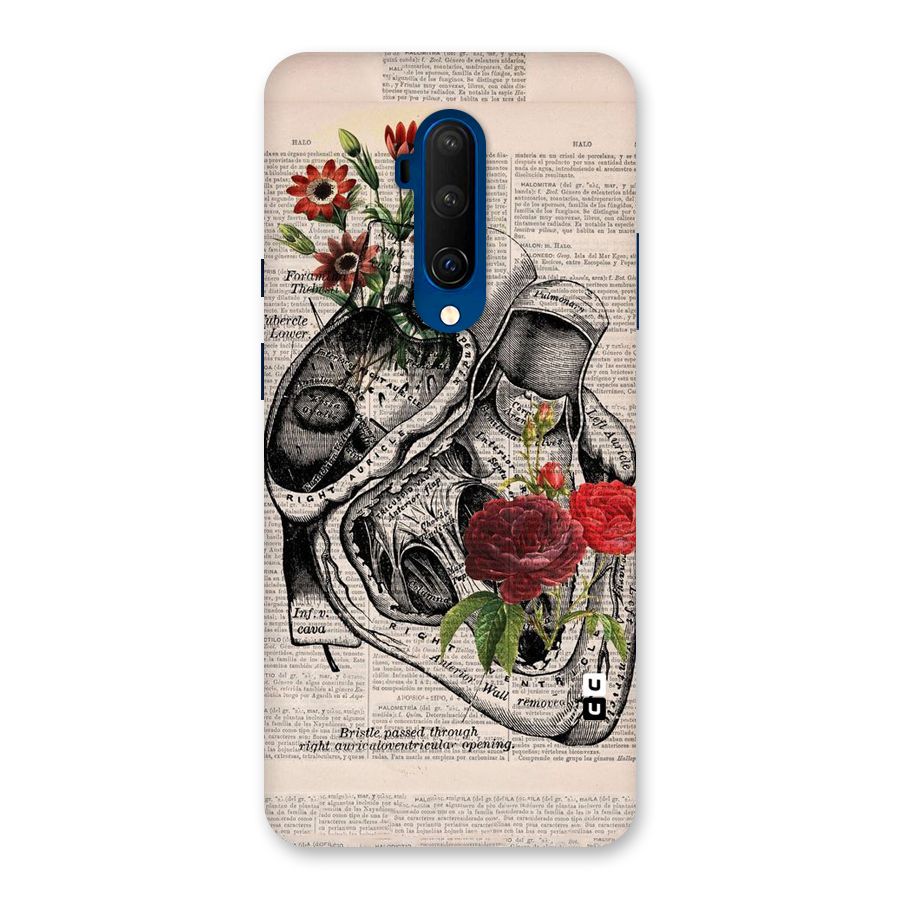 Heart Newspaper Back Case for OnePlus 7T Pro