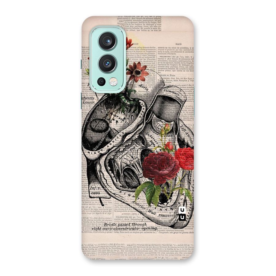 Heart Newspaper Back Case for OnePlus Nord 2 5G