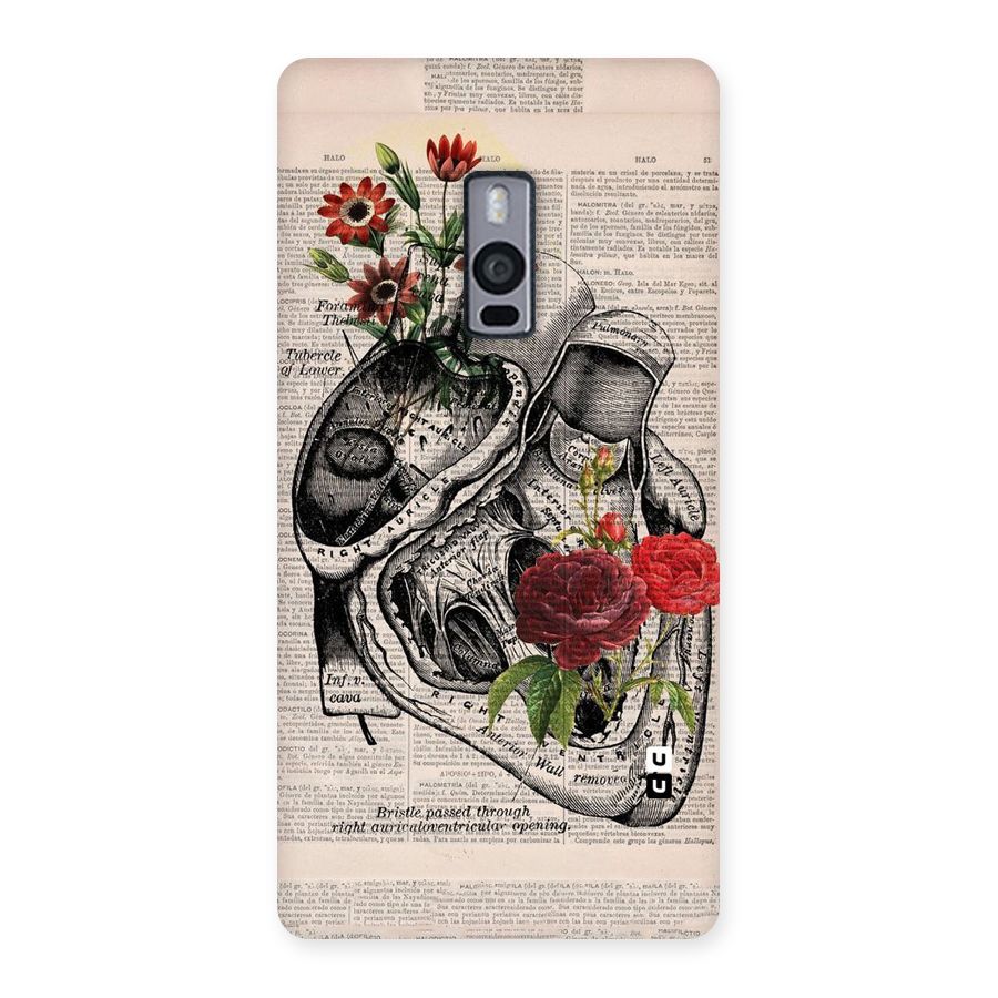 Heart Newspaper Back Case for OnePlus Two