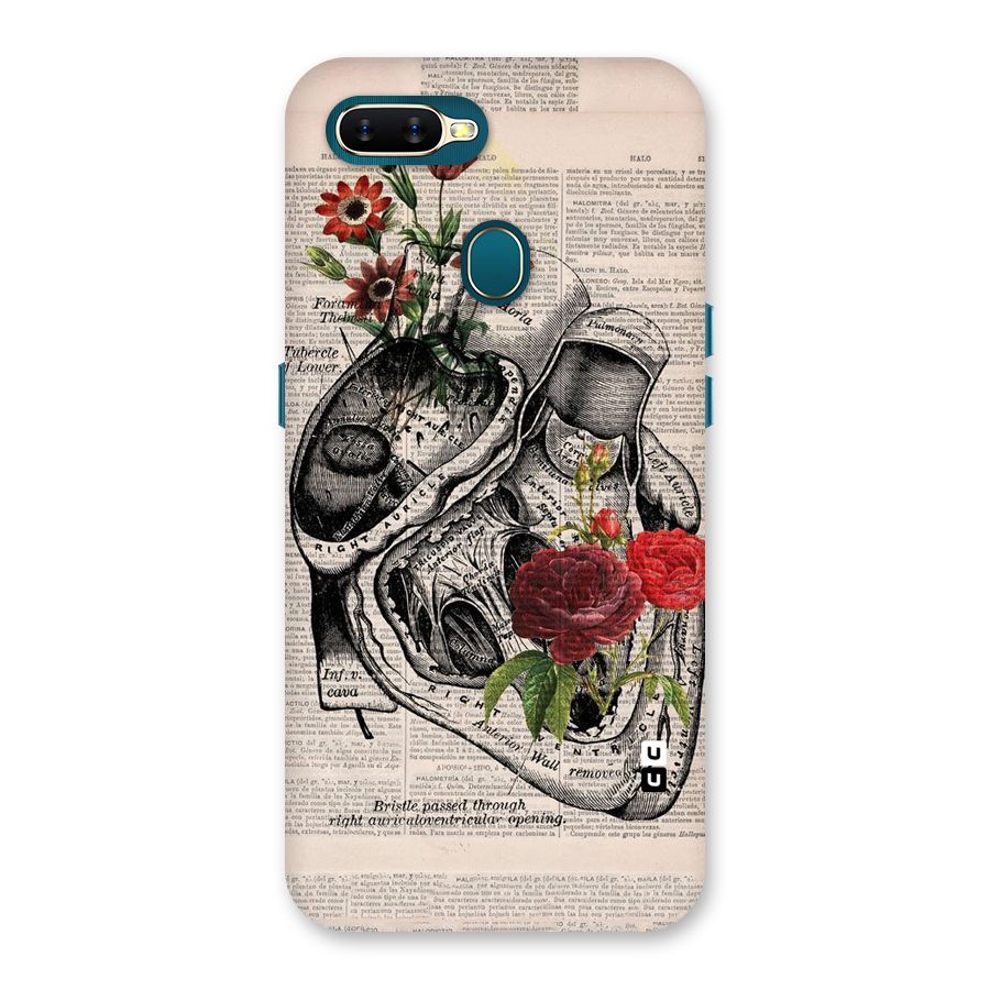 Heart Newspaper Back Case for Oppo A11k