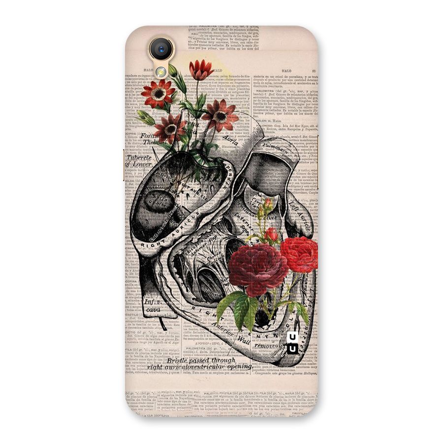 Heart Newspaper Back Case for Oppo A37