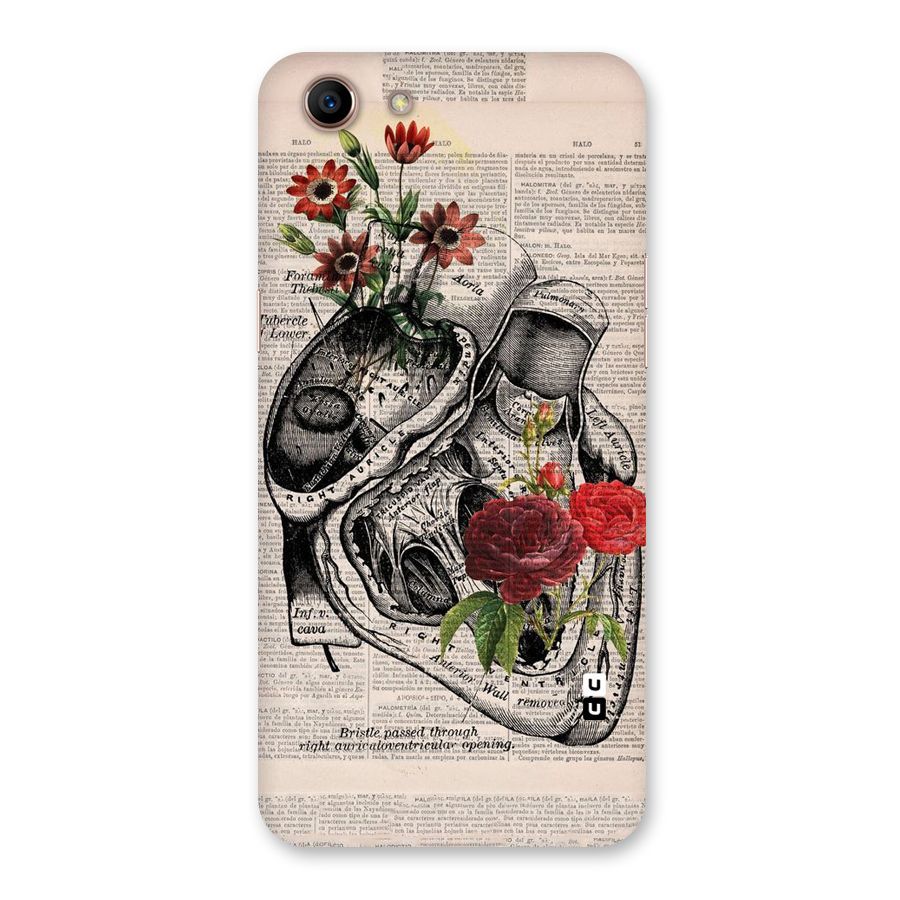 Heart Newspaper Back Case for Oppo A83 (2018)