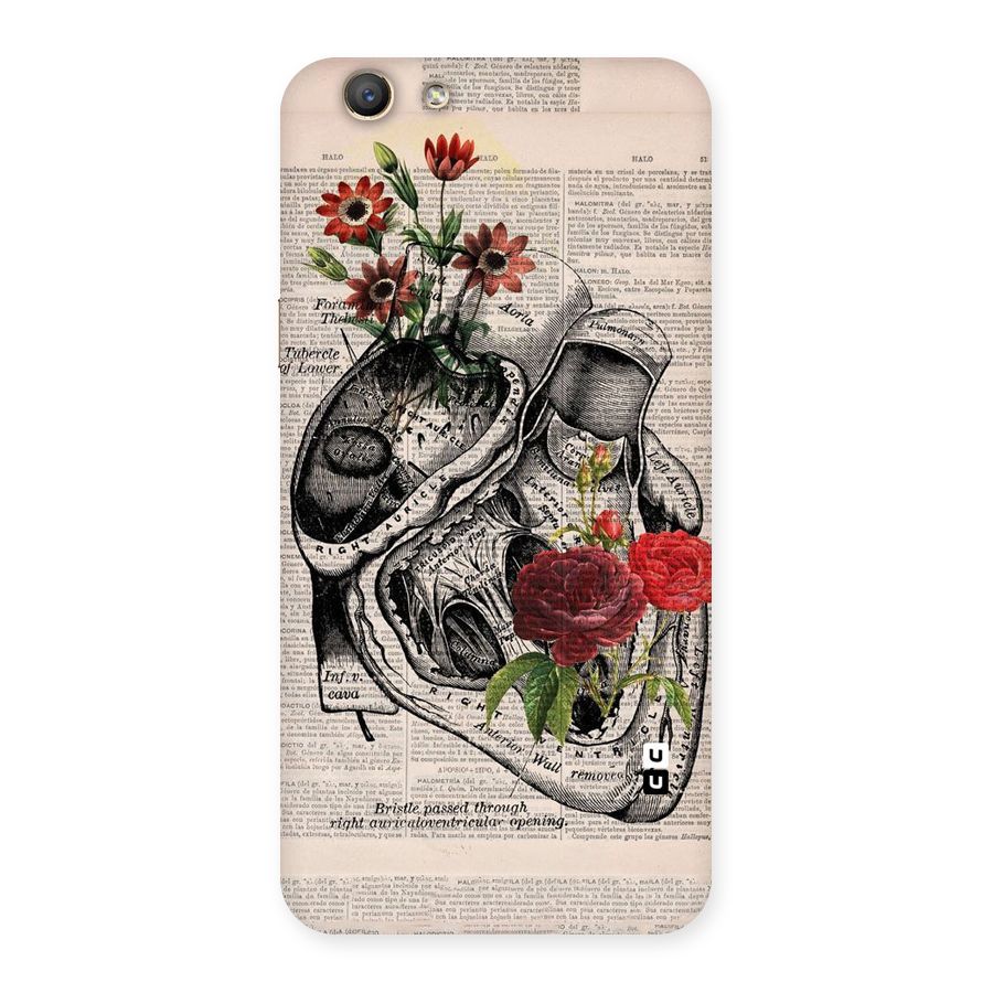 Heart Newspaper Back Case for Oppo F1s