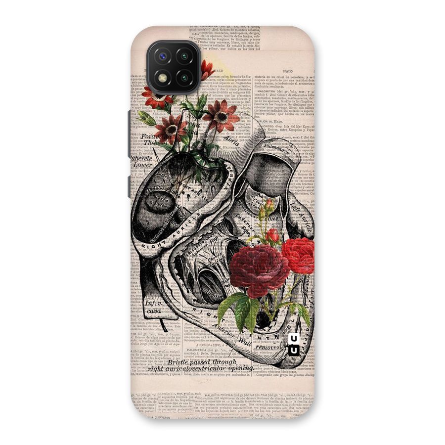 Heart Newspaper Back Case for Poco C3