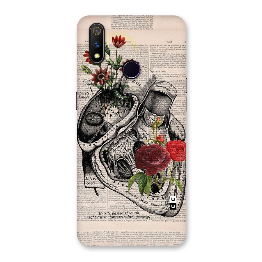 Heart Newspaper Back Case for Realme 3 Pro