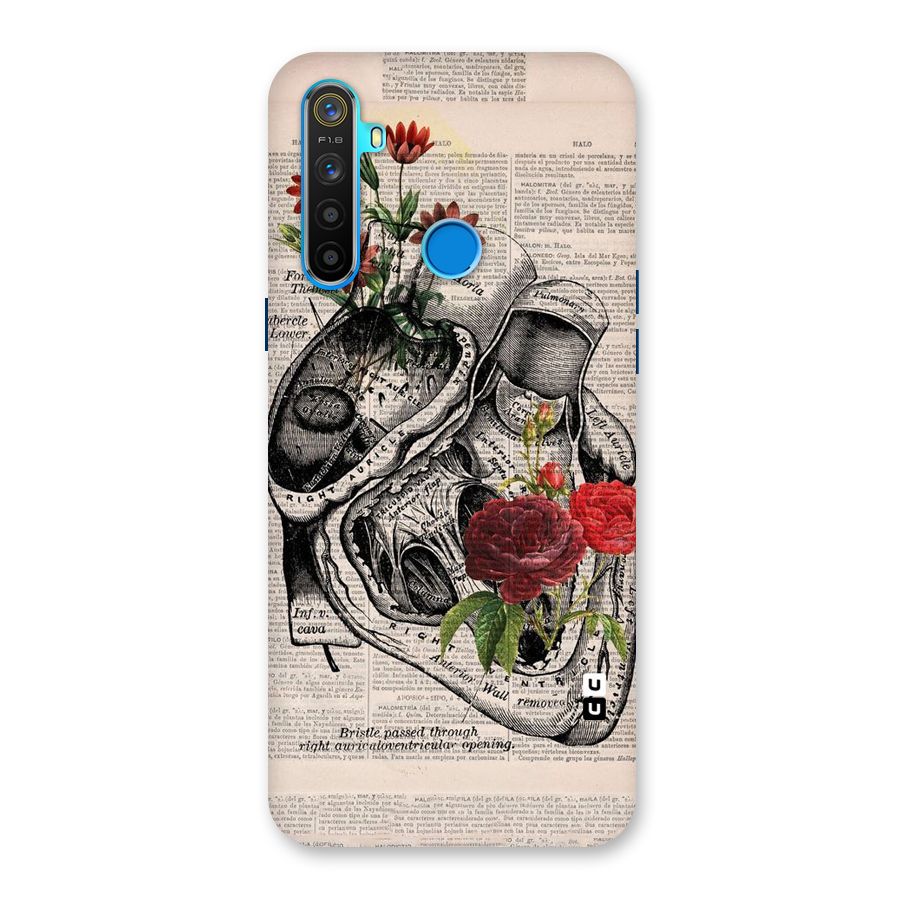 Heart Newspaper Back Case for Realme 5