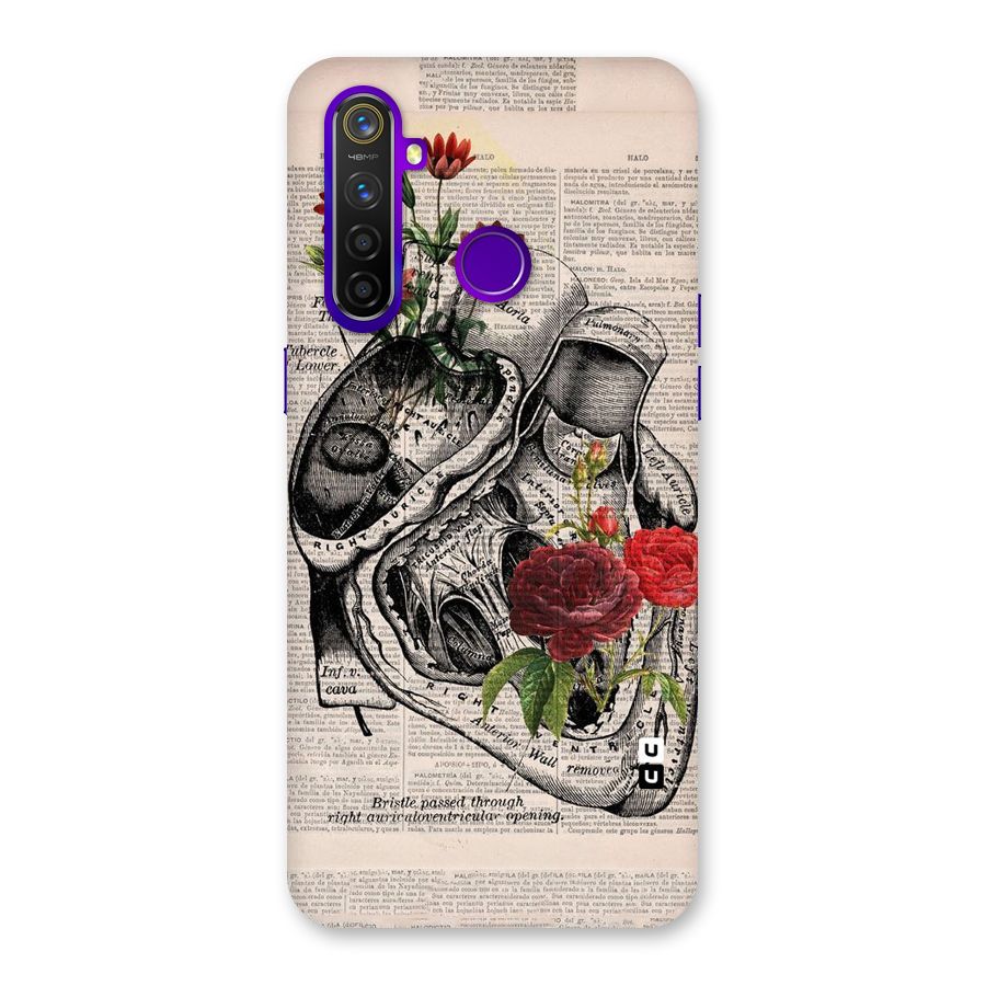 Heart Newspaper Back Case for Realme 5 Pro