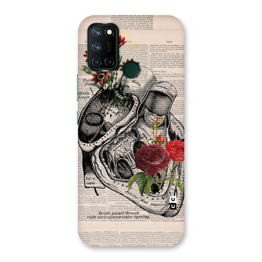 Heart Newspaper Back Case for Realme 7i
