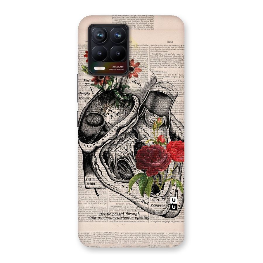 Heart Newspaper Back Case for Realme 8