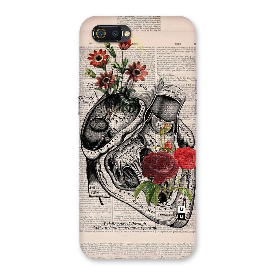 Heart Newspaper Back Case for Realme C2