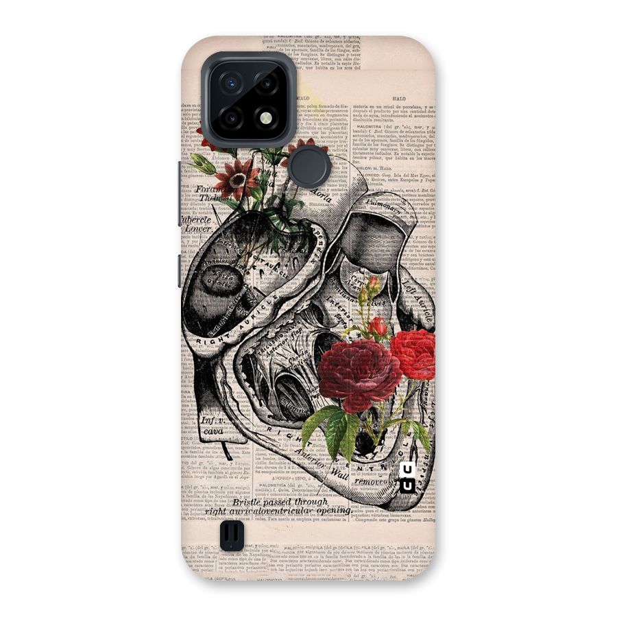 Heart Newspaper Back Case for Realme C21