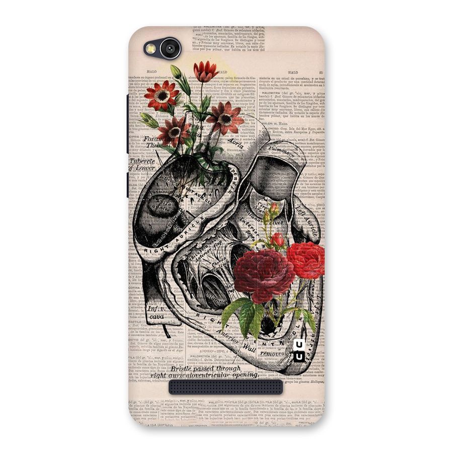 Heart Newspaper Back Case for Redmi 4A