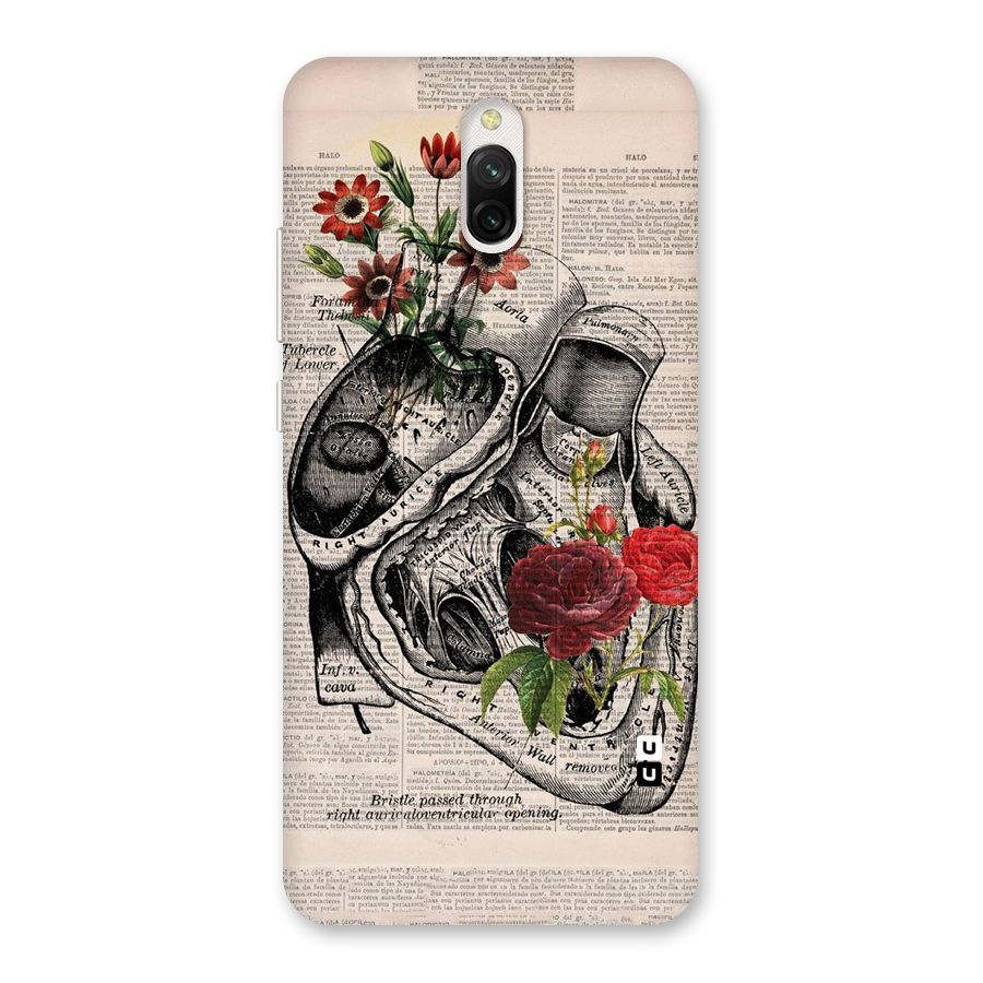Heart Newspaper Back Case for Redmi 8A Dual
