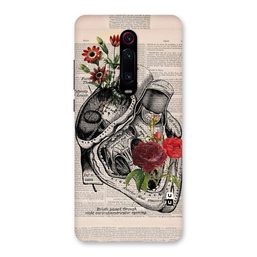 Heart Newspaper Back Case for Redmi K20