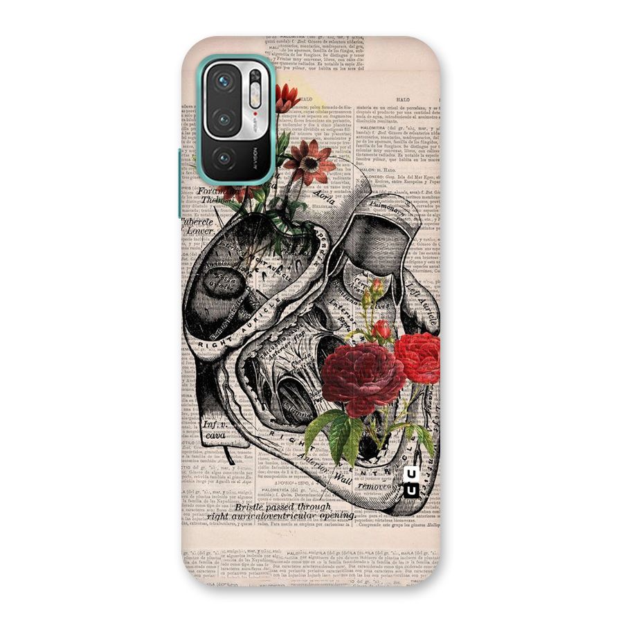 Heart Newspaper Back Case for Redmi Note 10T 5G