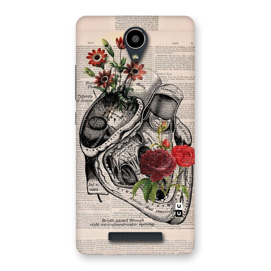 Heart Newspaper Back Case for Redmi Note 2