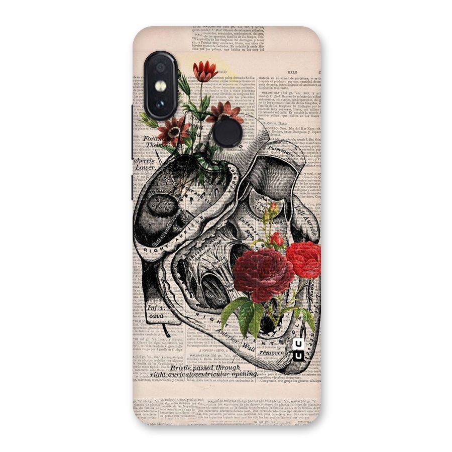 Heart Newspaper Back Case for Redmi Note 5 Pro
