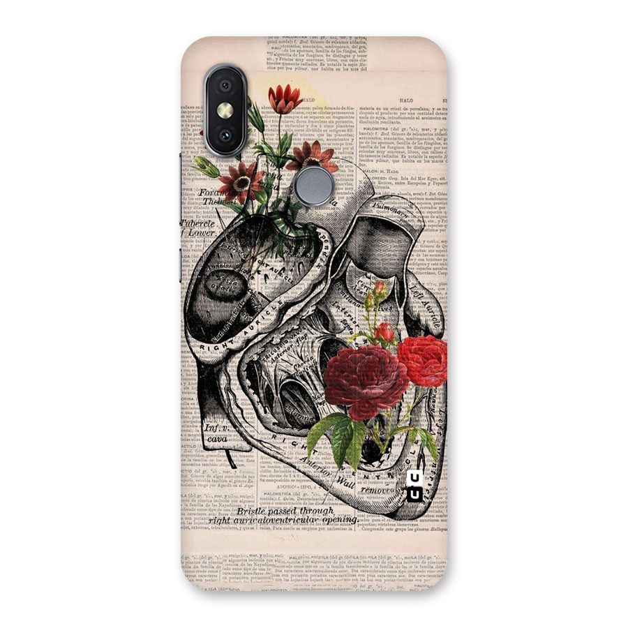 Heart Newspaper Back Case for Redmi Y2