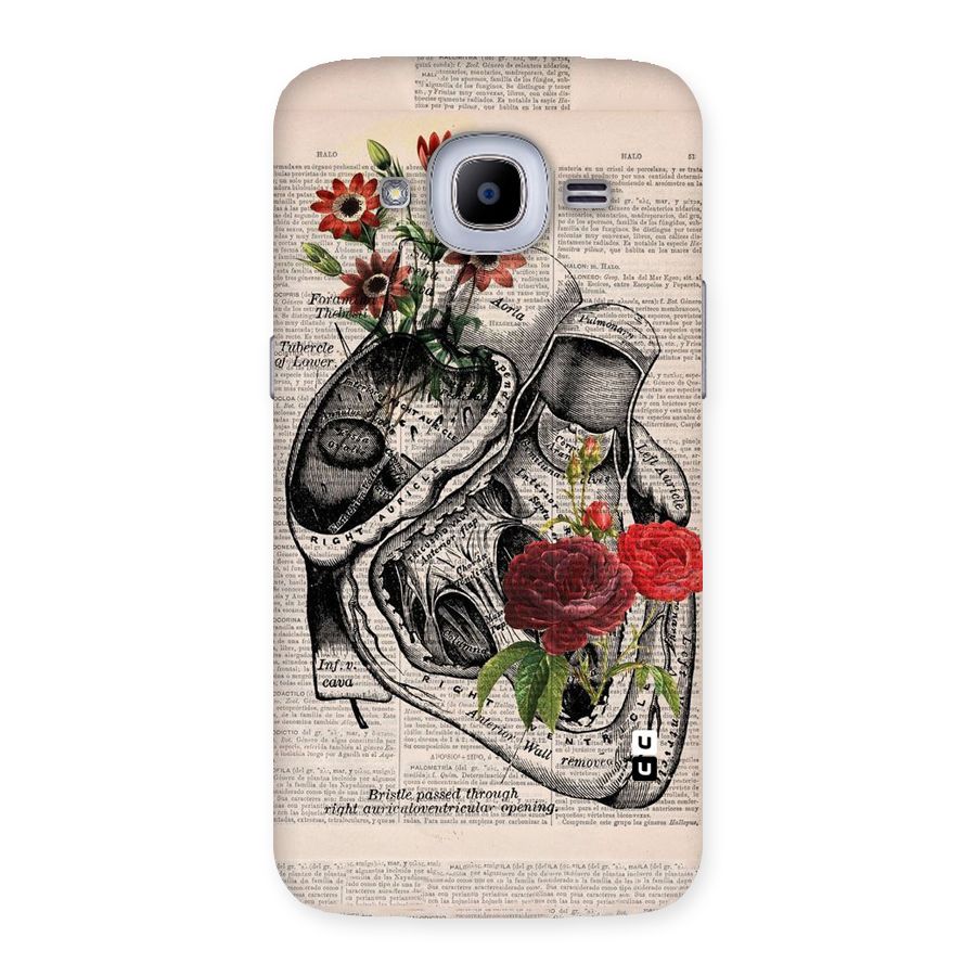 Heart Newspaper Back Case for Samsung Galaxy J2 2016