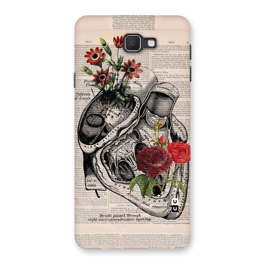 Heart Newspaper Back Case for Samsung Galaxy J7 Prime