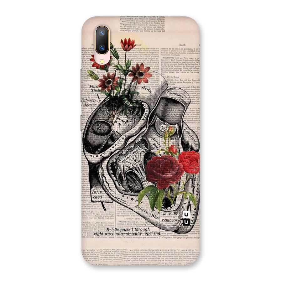 Heart Newspaper Back Case for Vivo V11 Pro