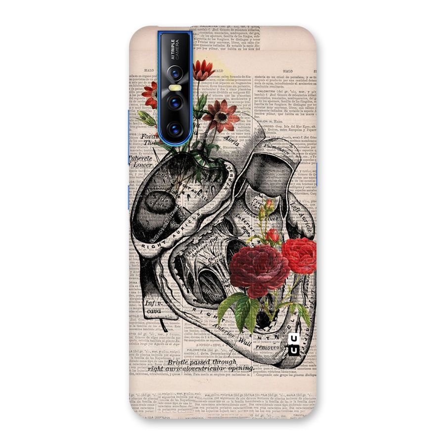 Heart Newspaper Back Case for Vivo V15 Pro