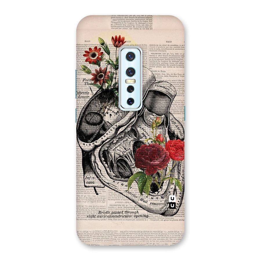 Heart Newspaper Back Case for Vivo V17 Pro