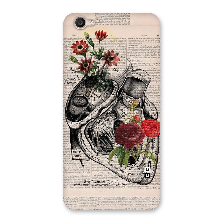 Heart Newspaper Back Case for Vivo Y55s