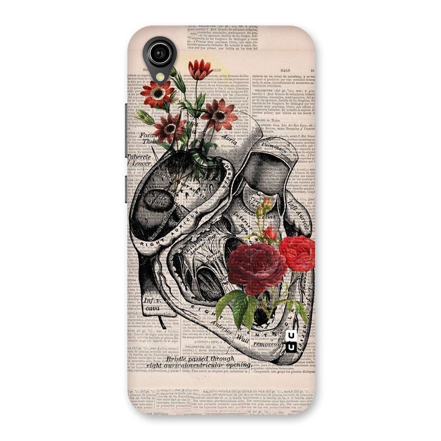 Heart Newspaper Back Case for Vivo Y90