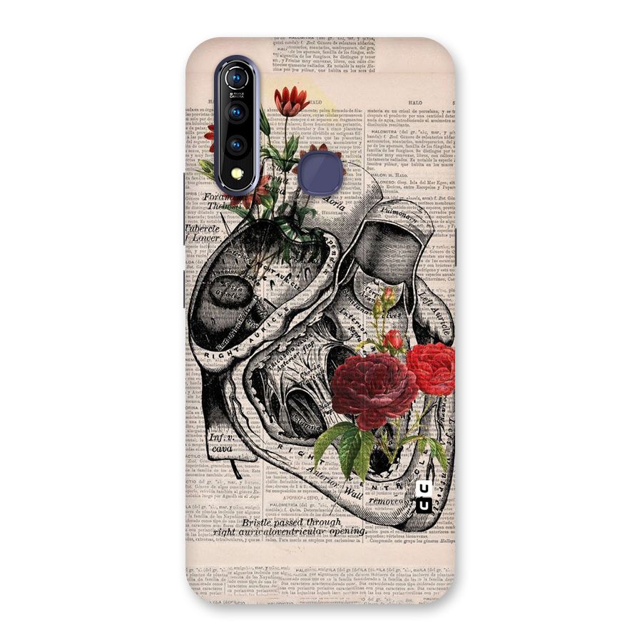 Heart Newspaper Back Case for Vivo Z1 Pro