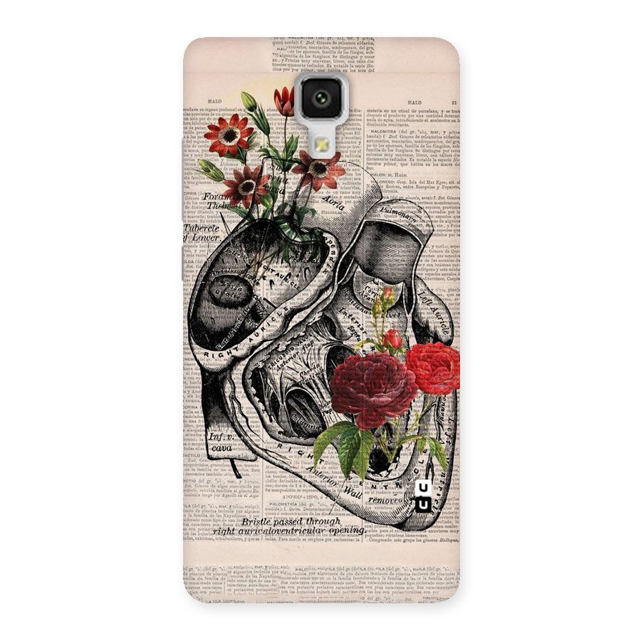 Heart Newspaper Back Case for Xiaomi Mi 4