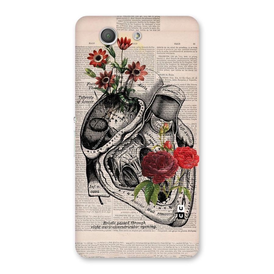 Heart Newspaper Back Case for Xperia Z3 Compact