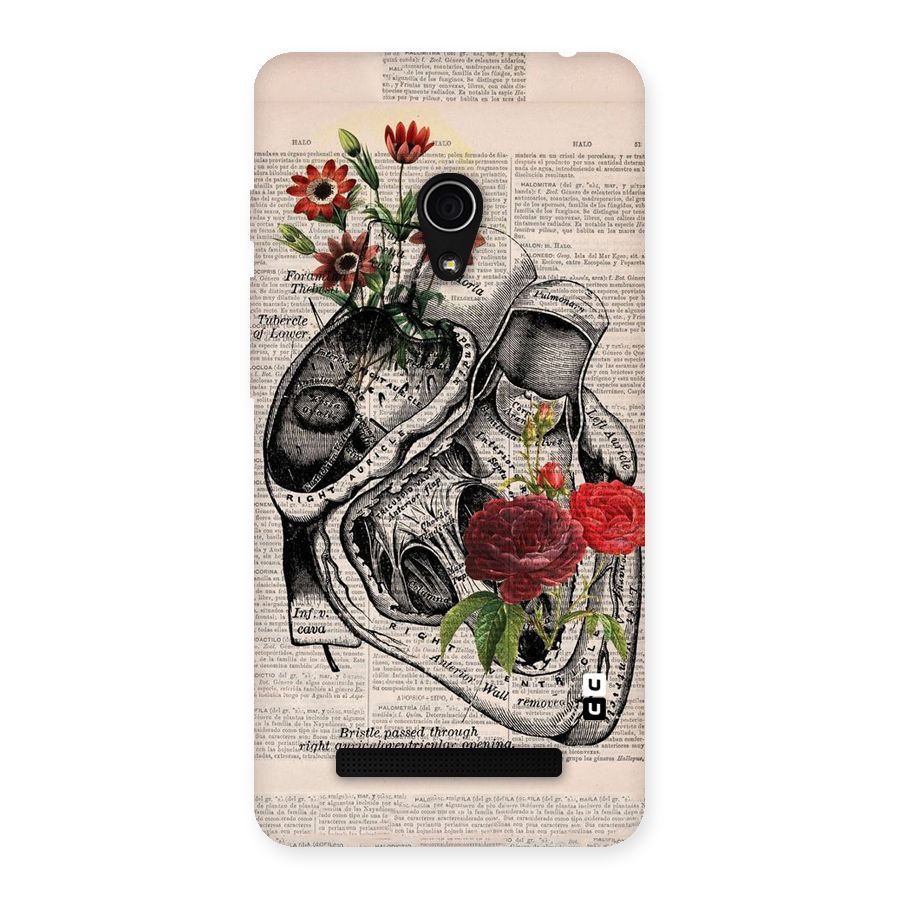 Heart Newspaper Back Case for Zenfone 5