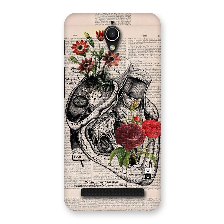 Heart Newspaper Back Case for Zenfone Go