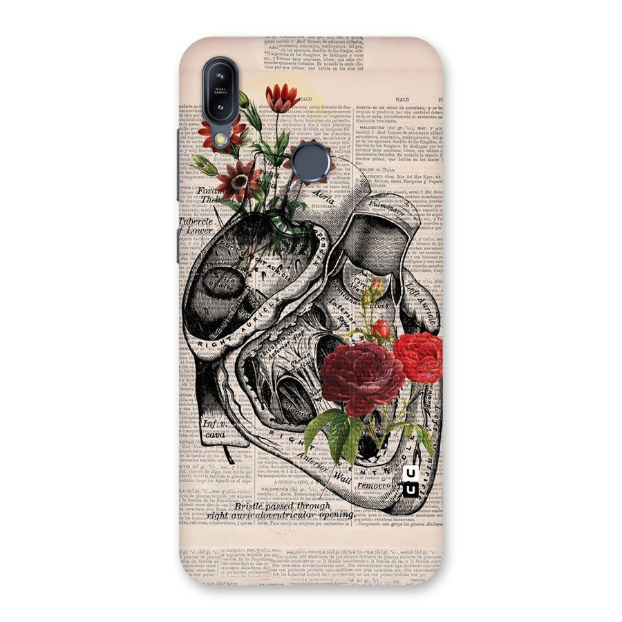 Heart Newspaper Back Case for Zenfone Max M2