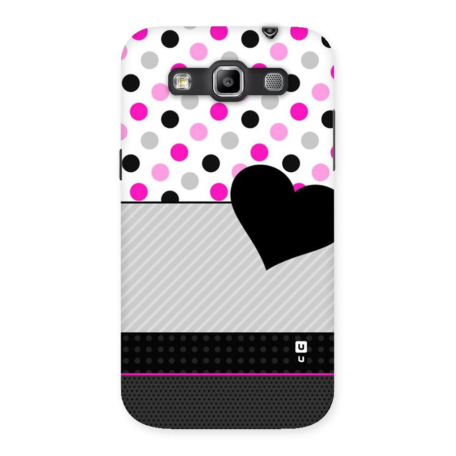 Heart Polka Stripes Back Case for Galaxy Grand Quattro