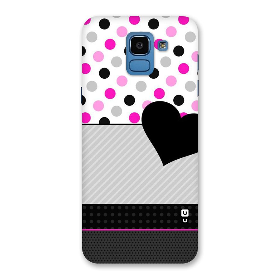 Heart Polka Stripes Back Case for Galaxy On6