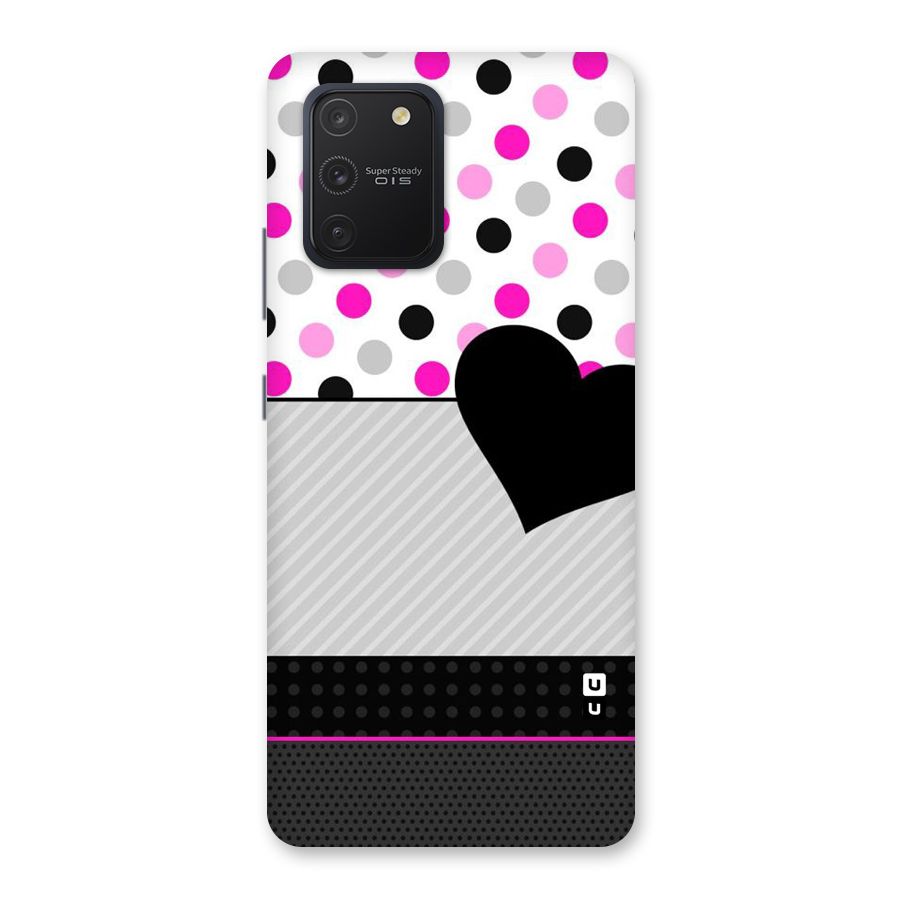 Heart Polka Stripes Back Case for Galaxy S10 Lite