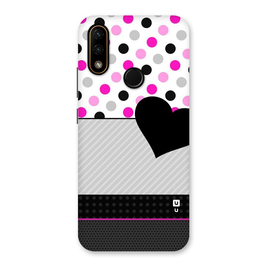 Heart Polka Stripes Back Case for Lenovo A6 Note