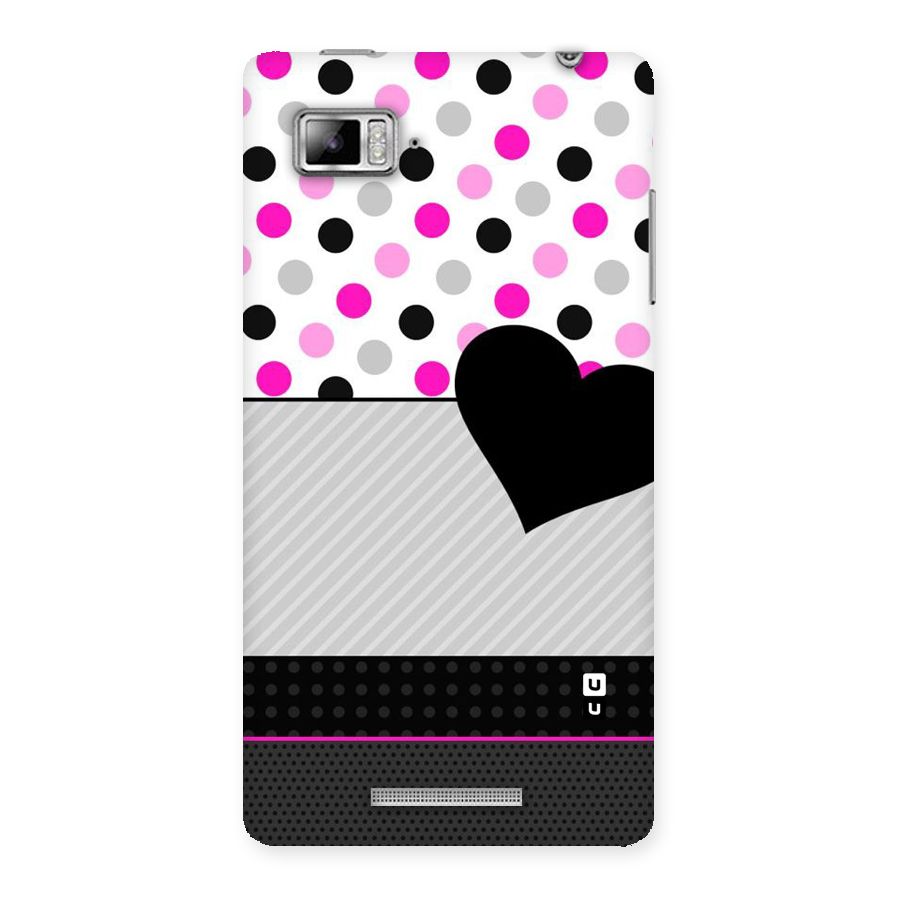 Heart Polka Stripes Back Case for Lenovo Vibe Z K910