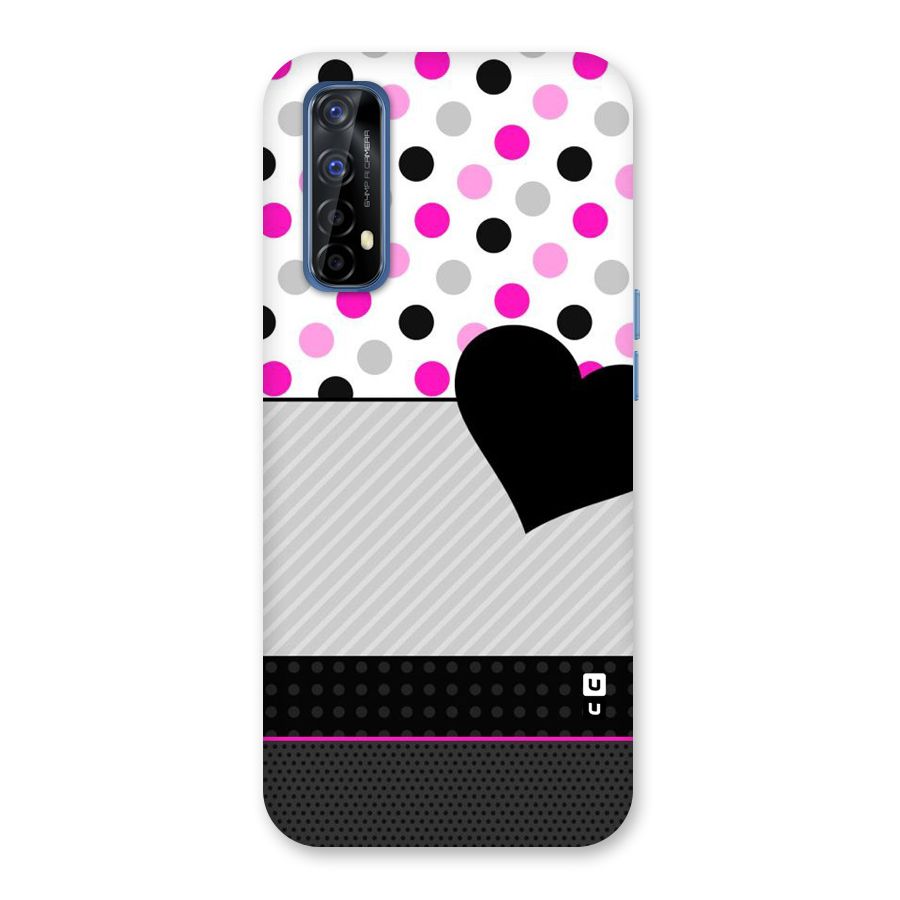 Heart Polka Stripes Back Case for Realme Narzo 20 Pro