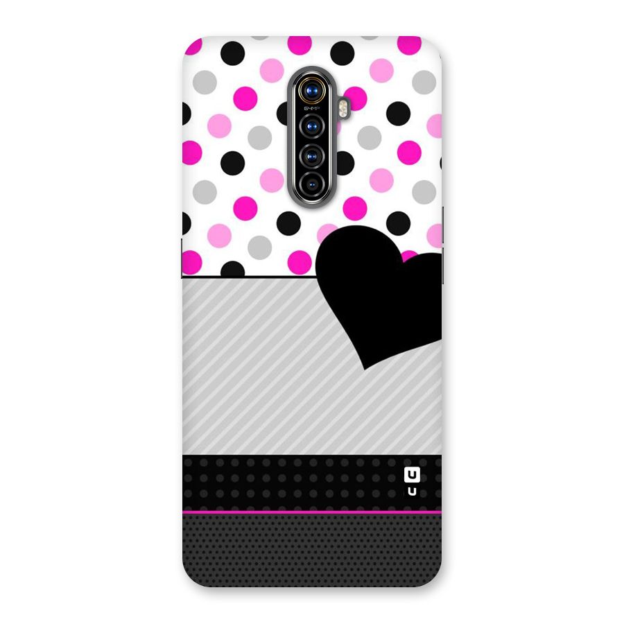 Heart Polka Stripes Back Case for Realme X2 Pro